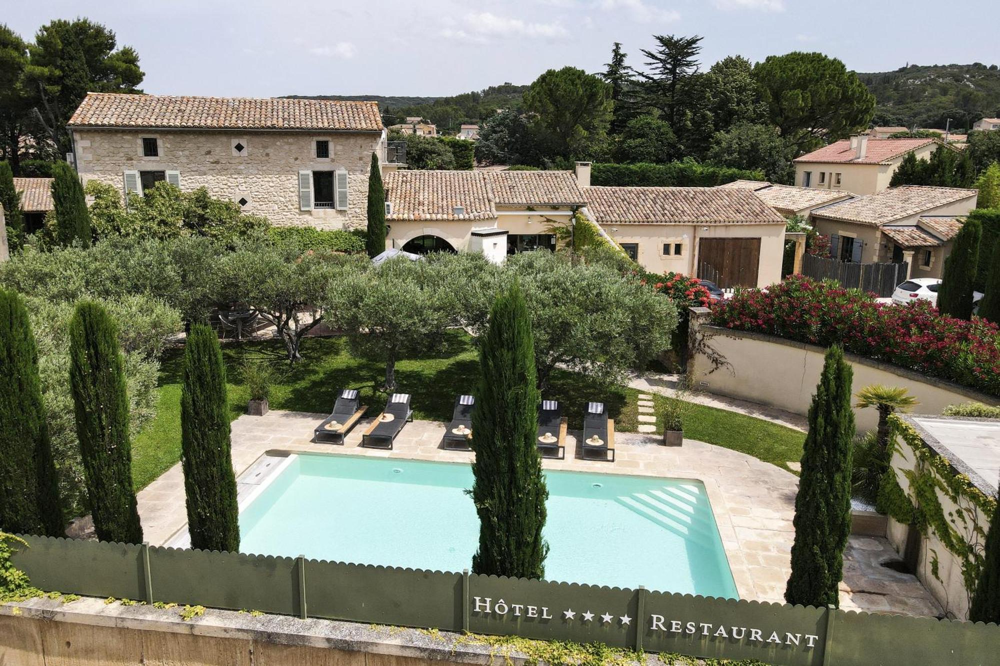 La Belle Vie Hotel Saint-Hilaire-dʼOzilhan Exterior foto
