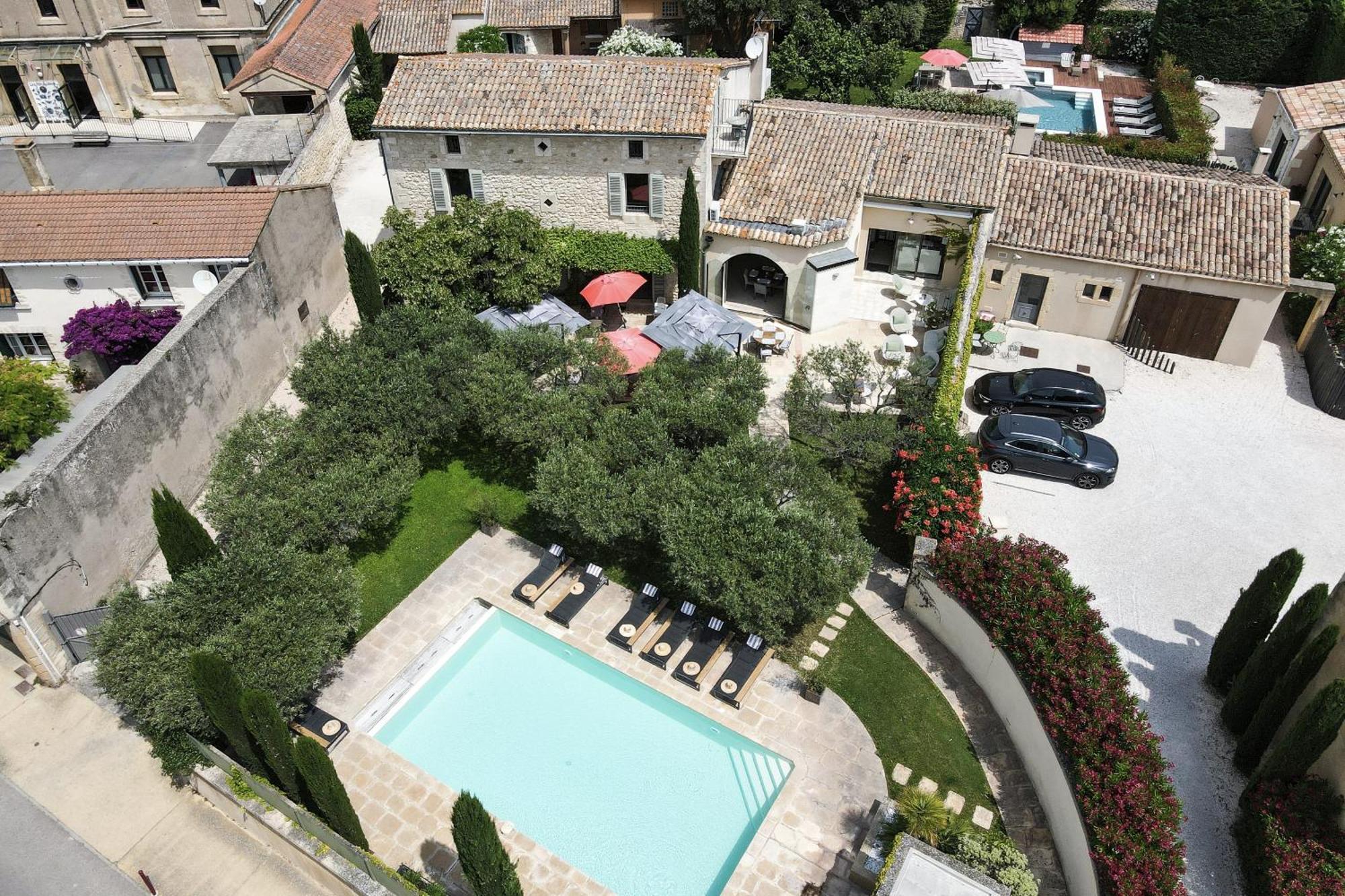 La Belle Vie Hotel Saint-Hilaire-dʼOzilhan Exterior foto