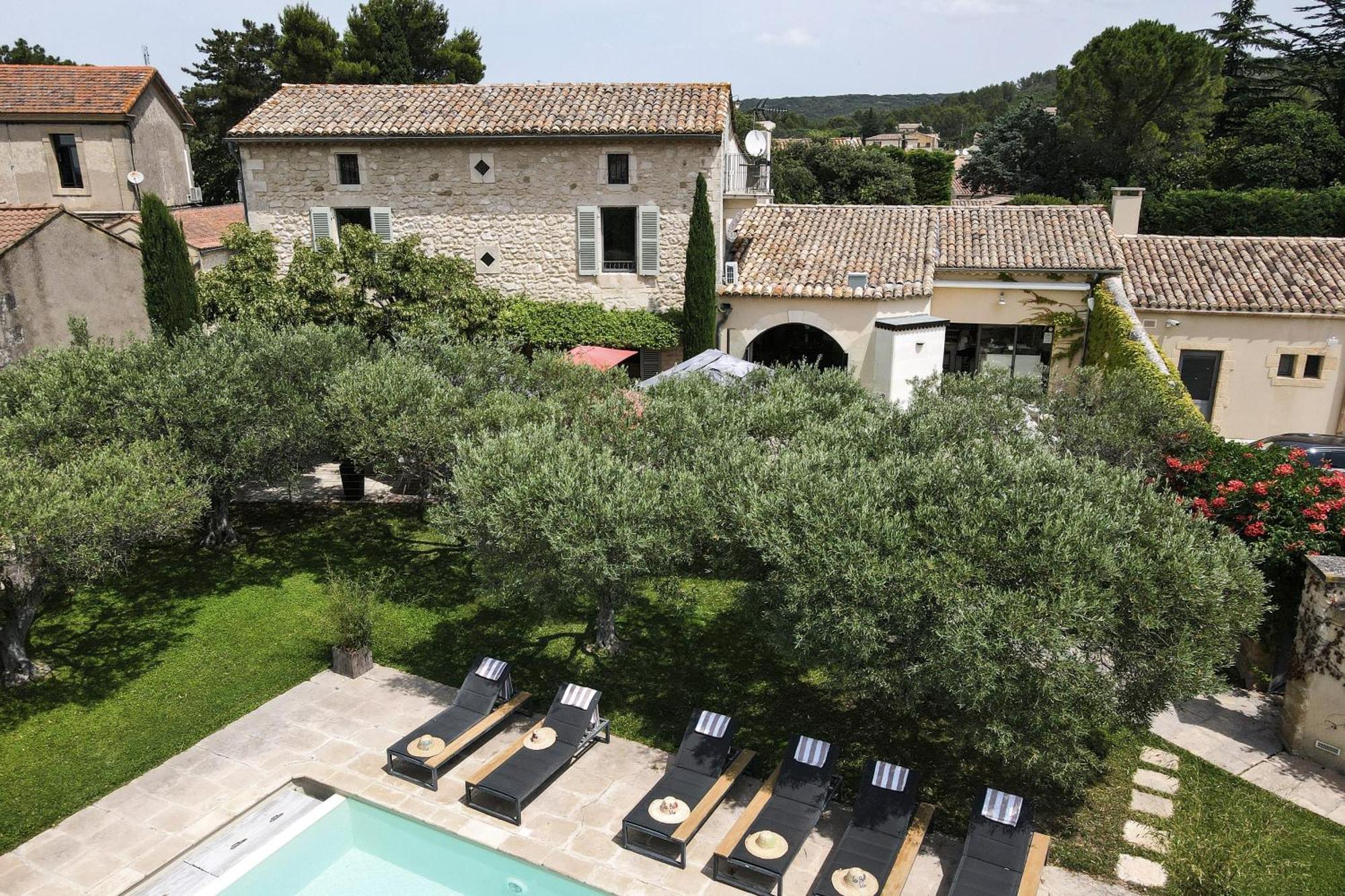 La Belle Vie Hotel Saint-Hilaire-dʼOzilhan Exterior foto