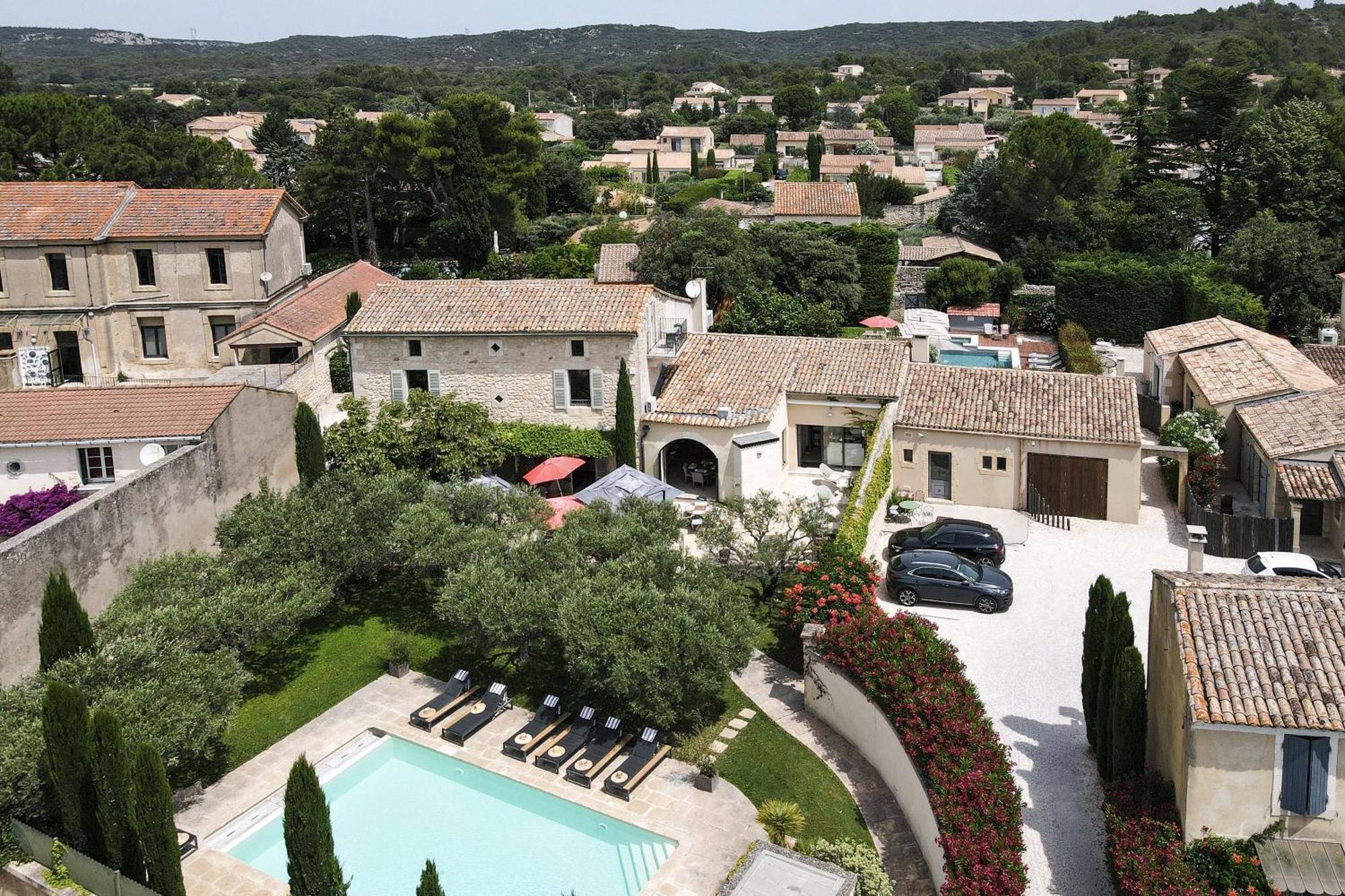 La Belle Vie Hotel Saint-Hilaire-dʼOzilhan Exterior foto
